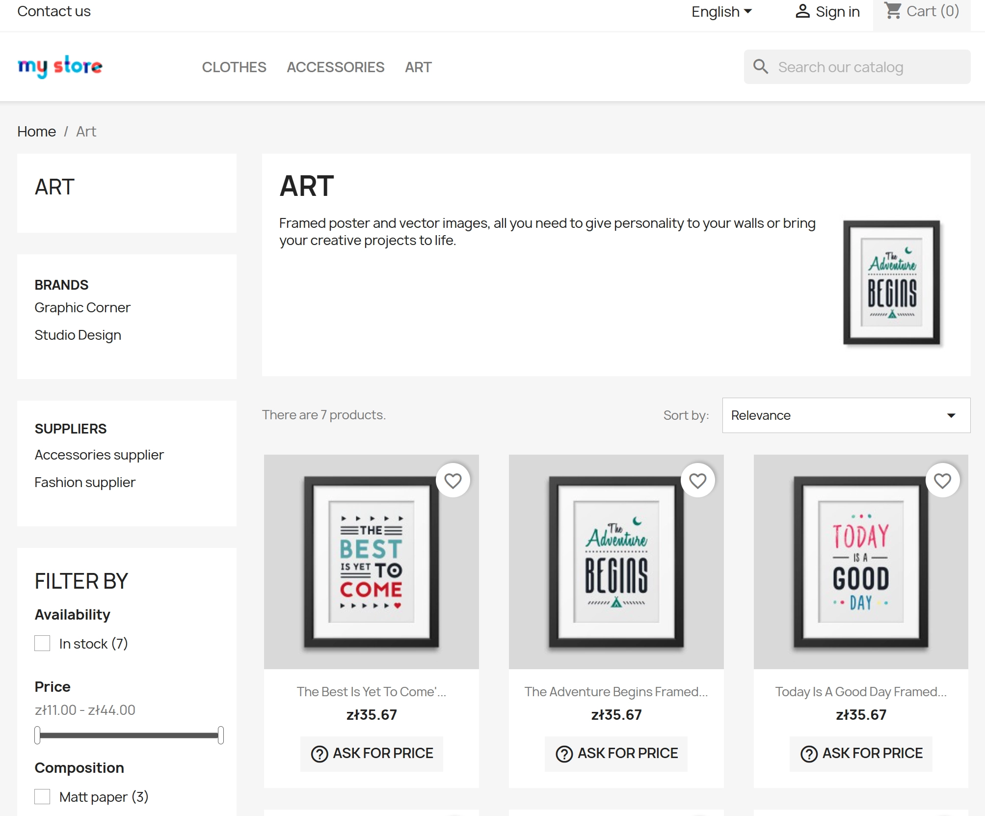 Ask about product / price (PRO)