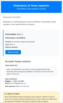 Ask about product / price (PRO)