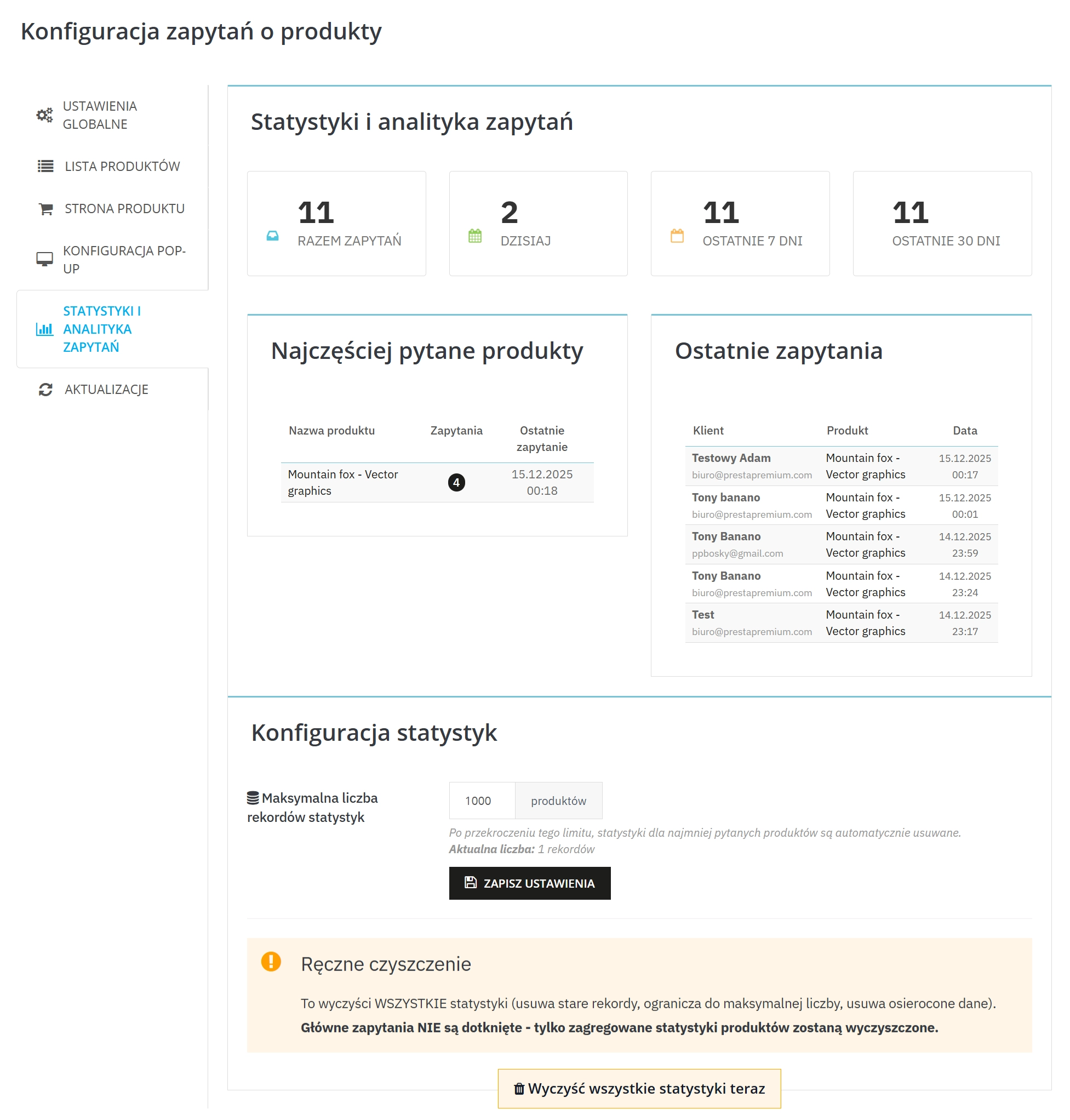 Zapytaj o Produkt / Cenę (PRO)
