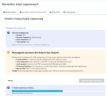 Backup Manager — kopie zapasowe bazy danych dla PrestaShop