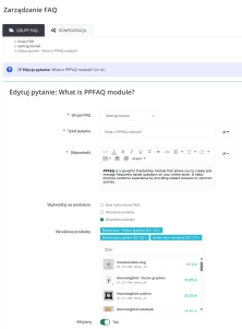 PrestaShop FAQ module to increase conversions
