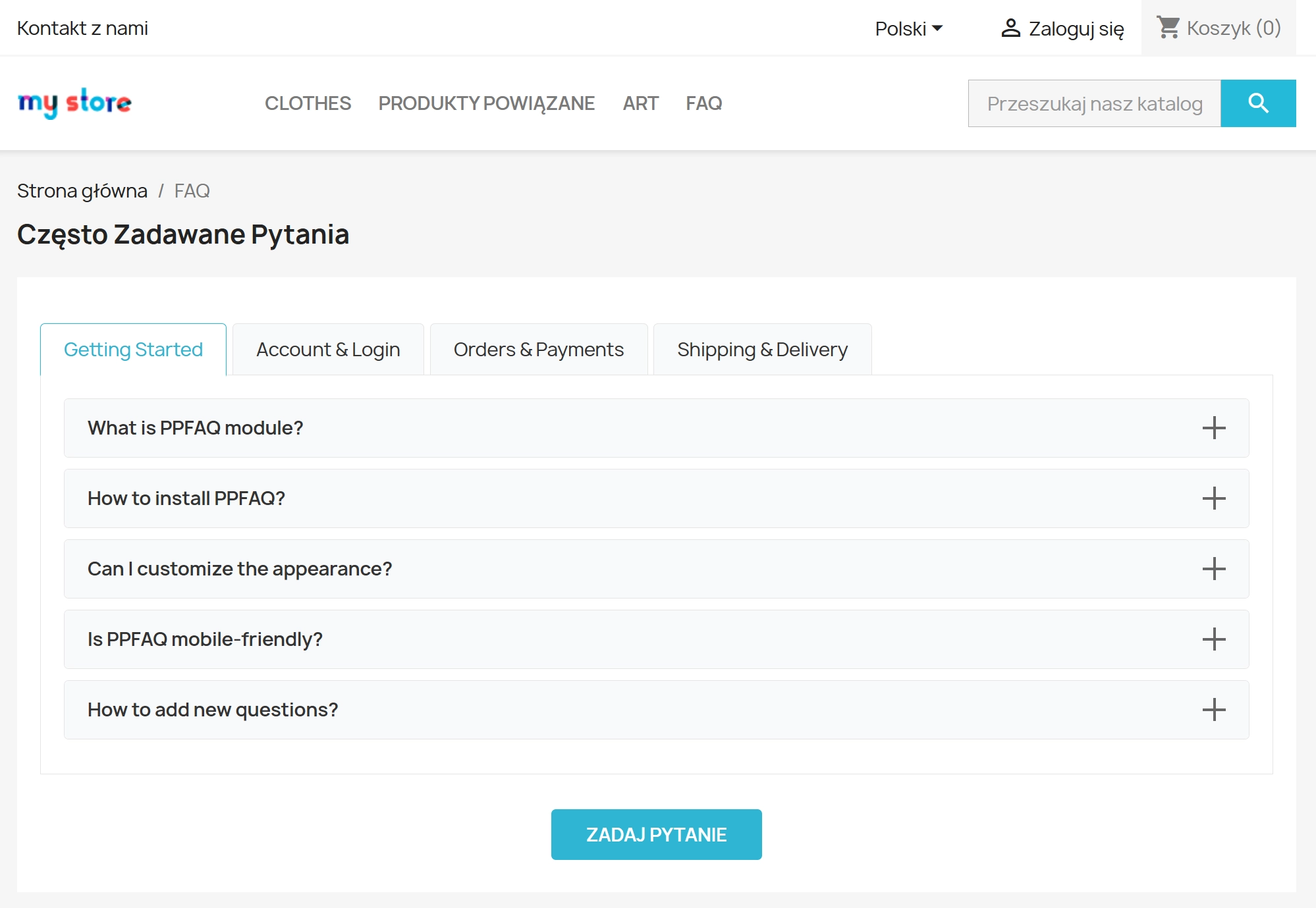 Moduł FAQ PrestaShop zwiększający konwersję