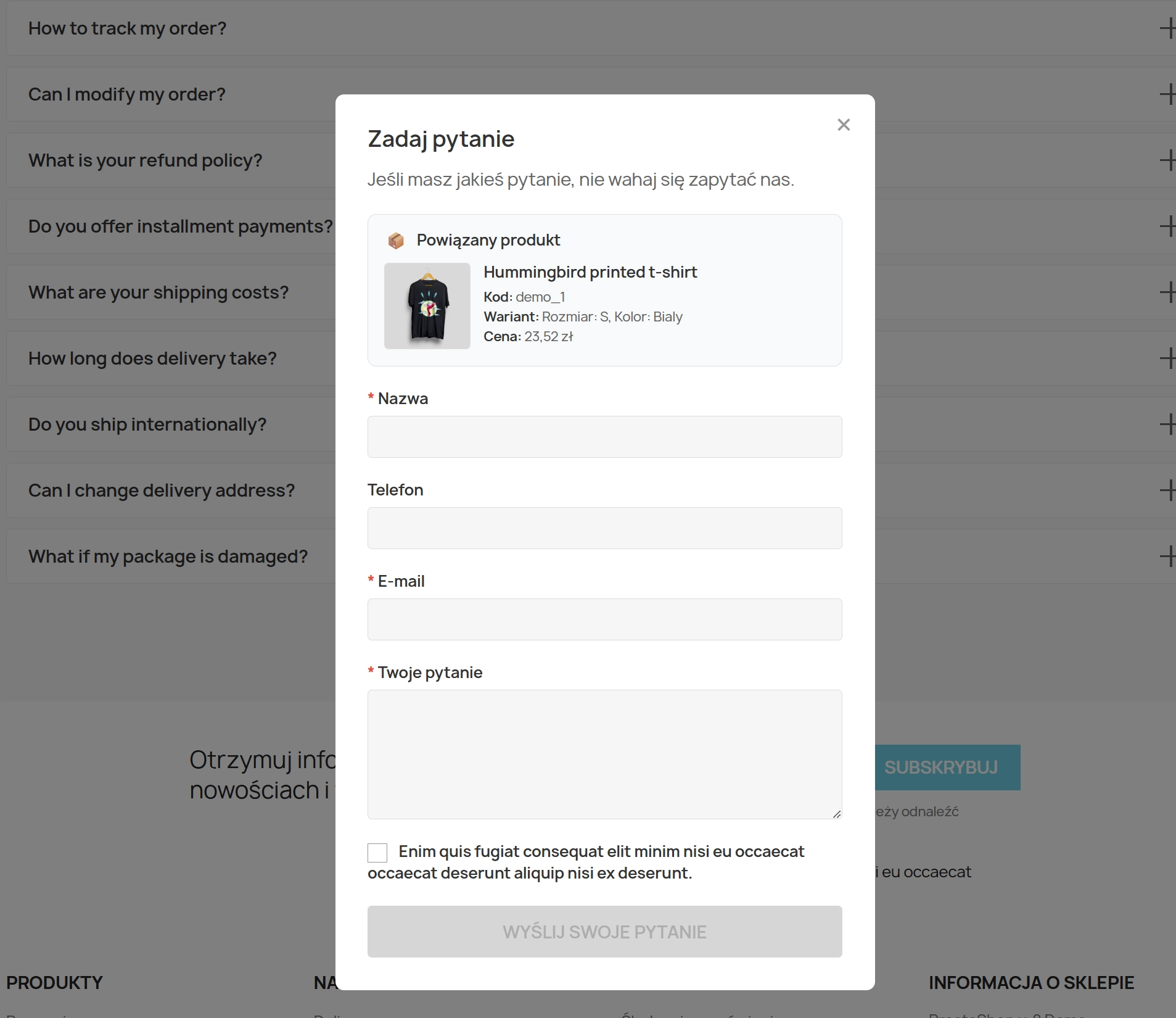 Moduł FAQ PrestaShop zwiększający konwersję