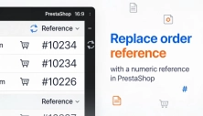 Replace order reference with a numeric reference in PrestaShop