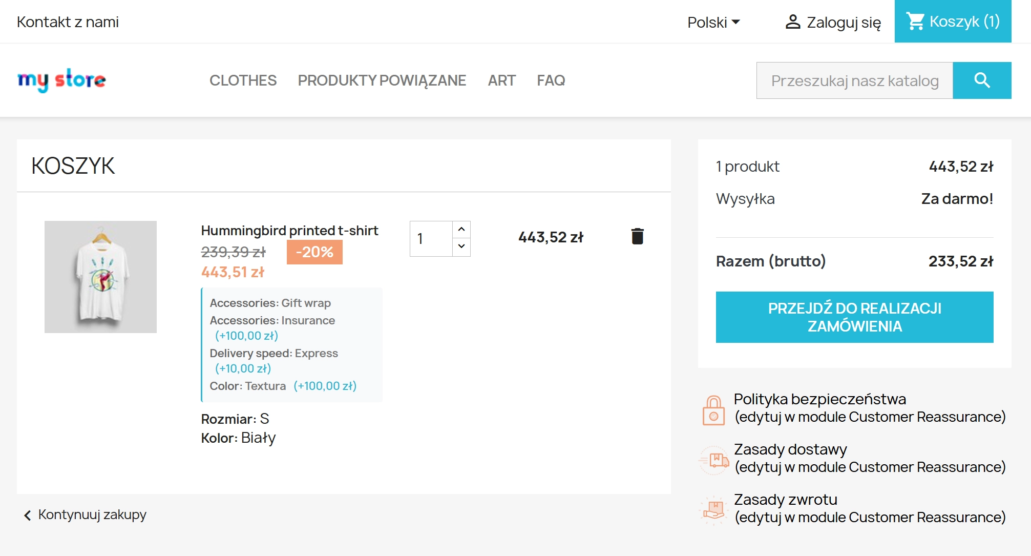 PrestaShop Product Variants – Additional Options Without Combinations