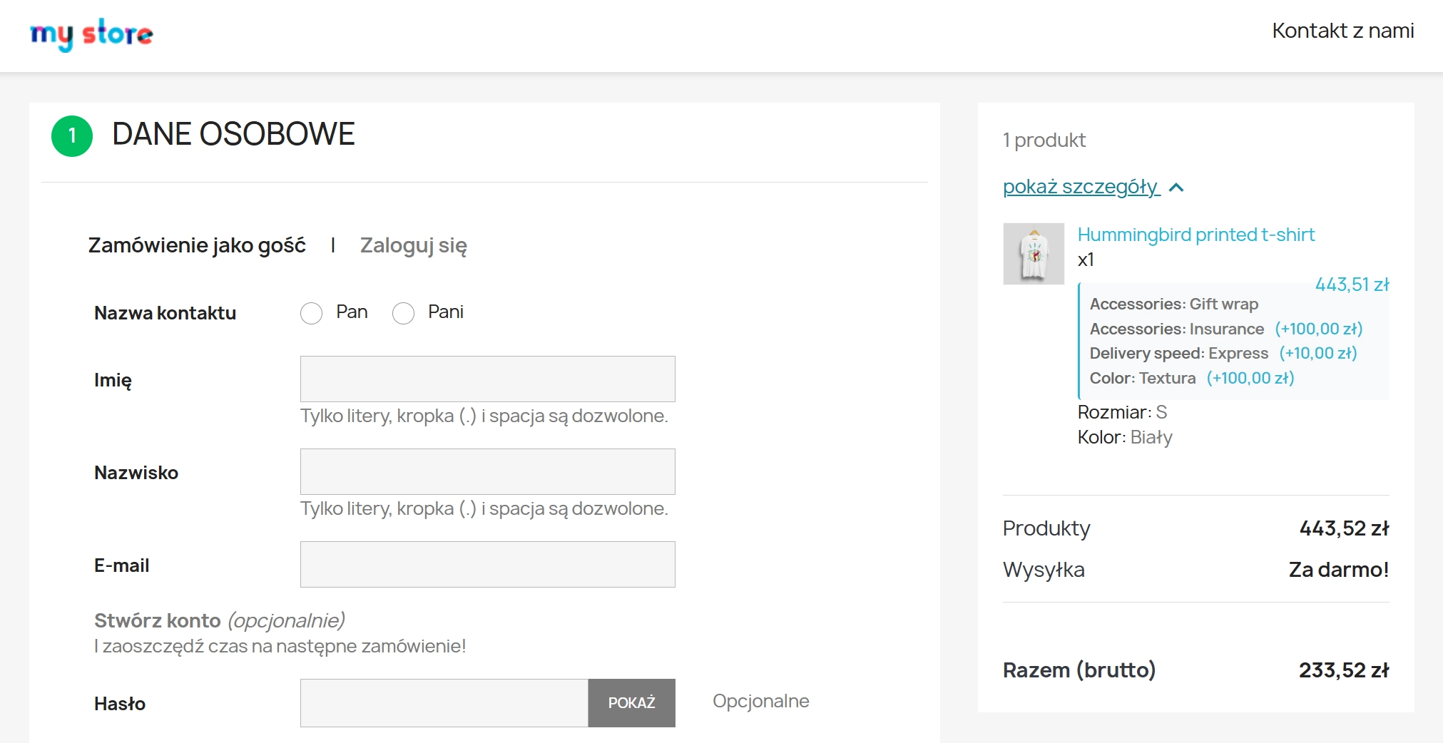 PrestaShop Product Variants – Additional Options Without Combinations