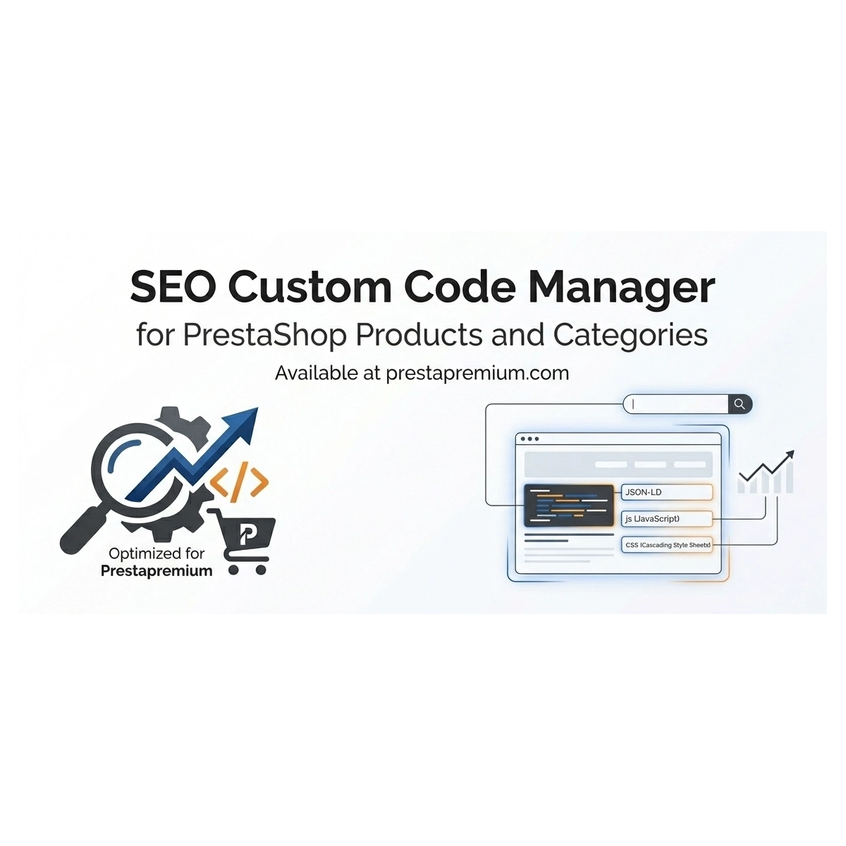 SEO Custom Code Manager for PrestaShop Products Categories and CMS