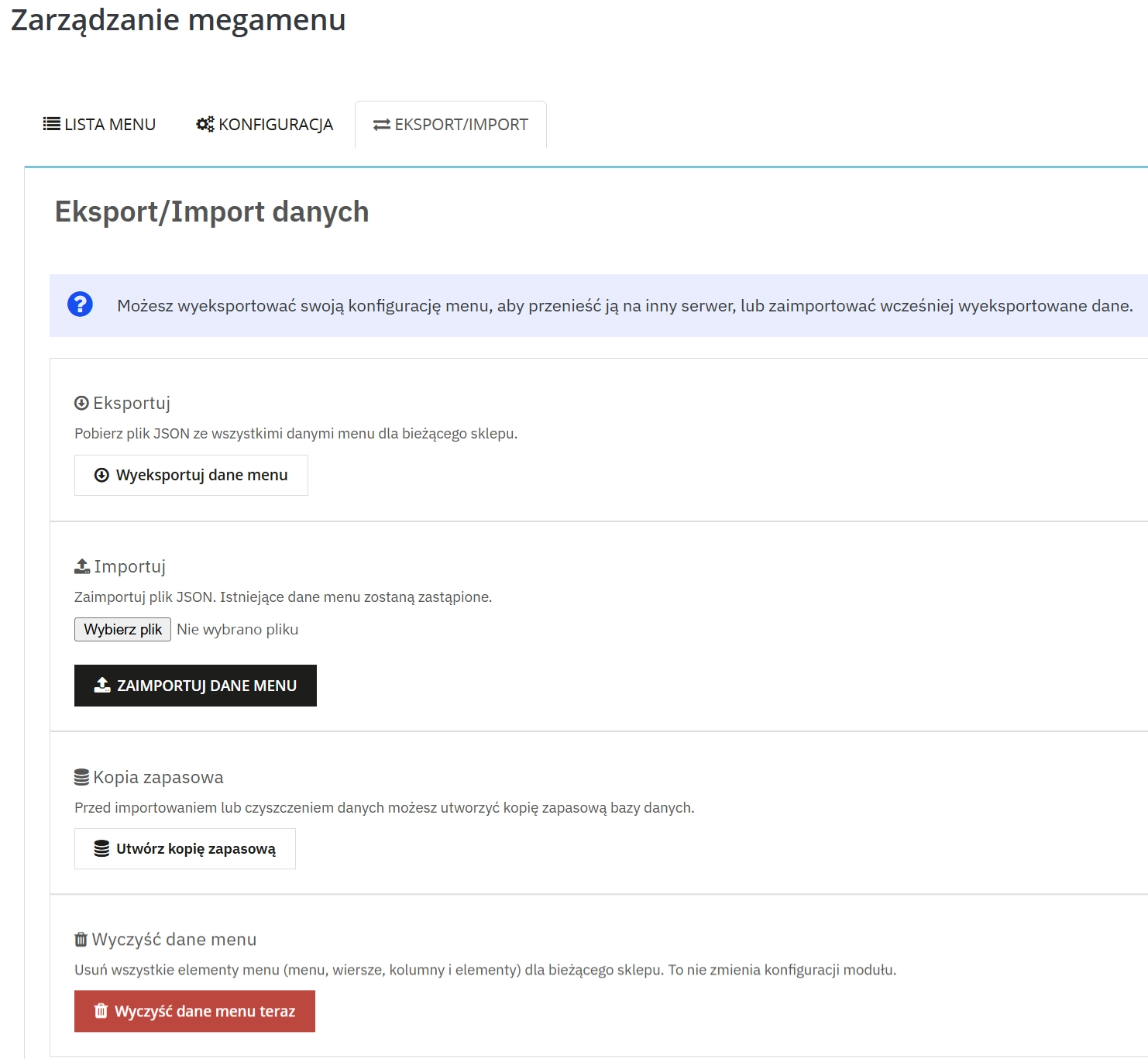 Megamenu Builder PrestaShop – Navigation Creator (Atomic Cache Technology)