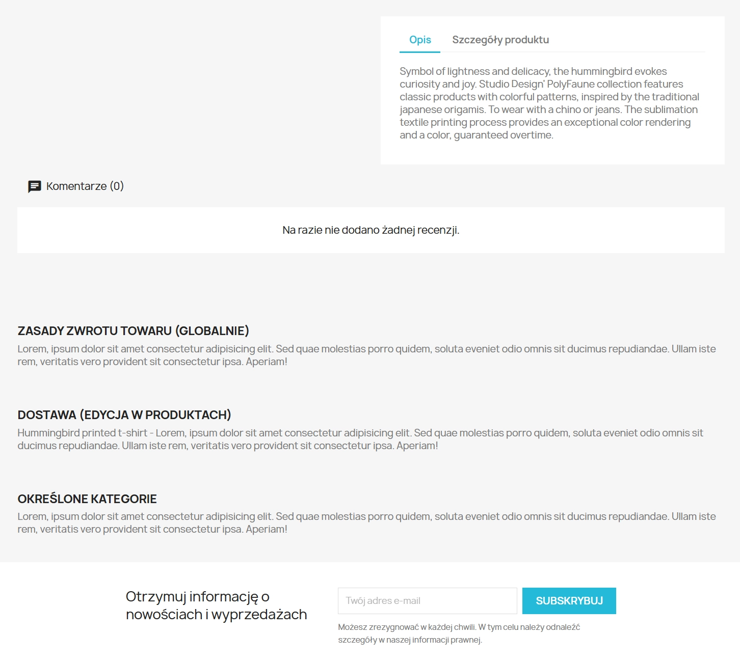 PrestaShop Extra Product Tabs Module + CSV Import