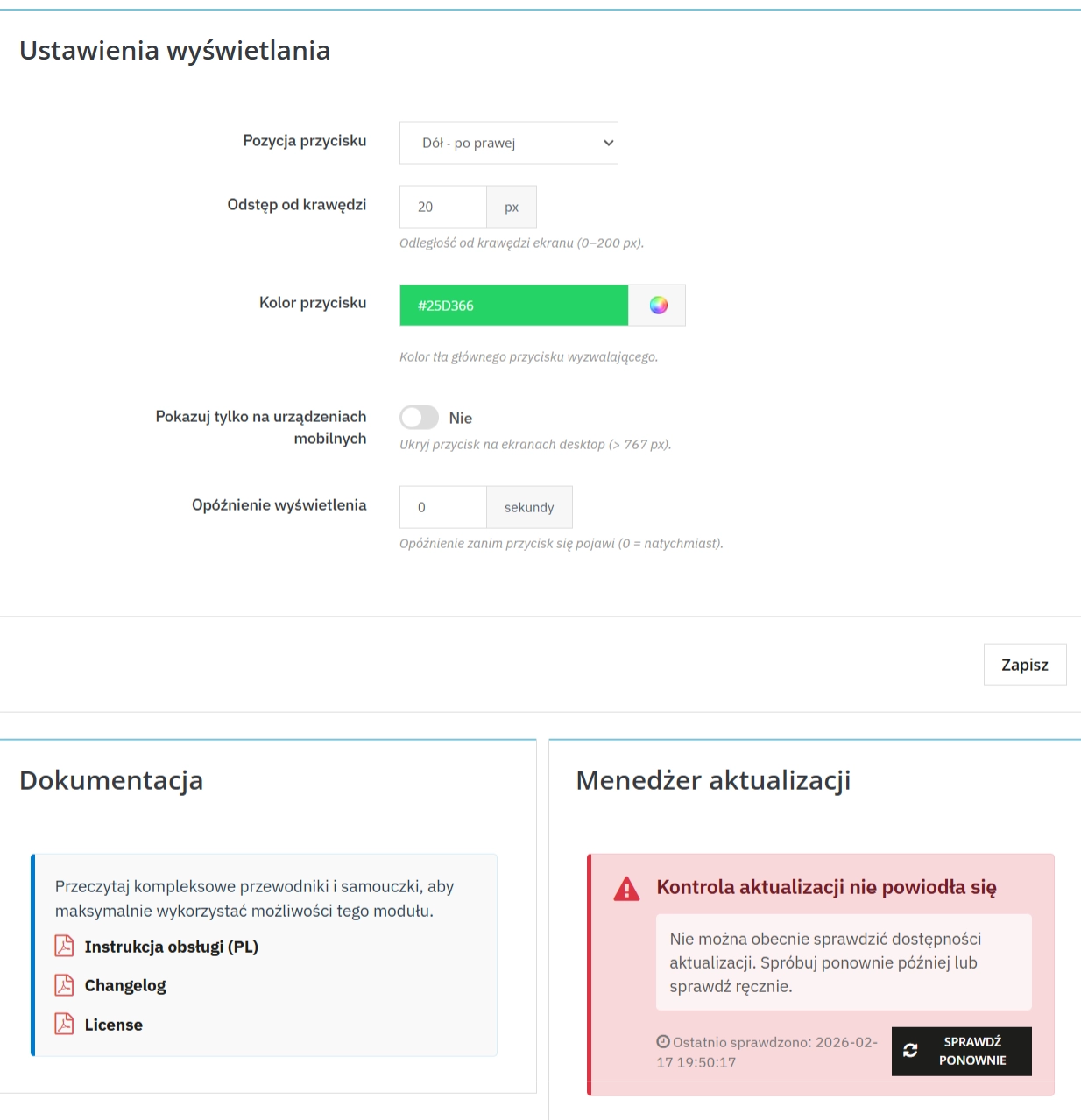 Increase Sales in PrestaShop - WhatsApp and Telegram Widget