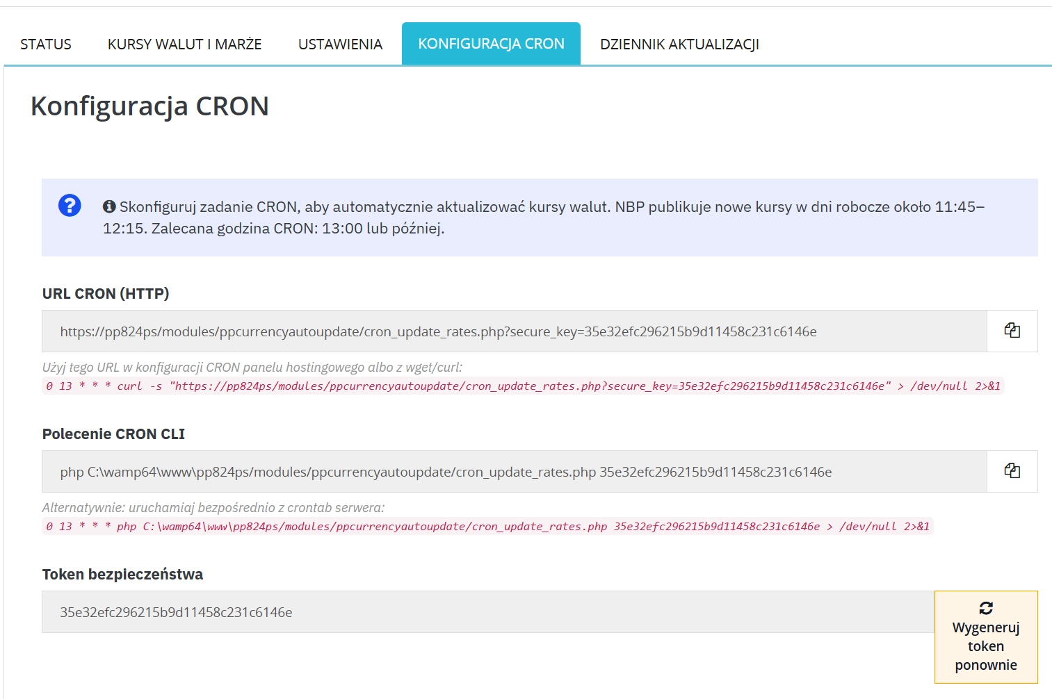 Automatic NBP exchange rates PrestaShop + Margins | Module