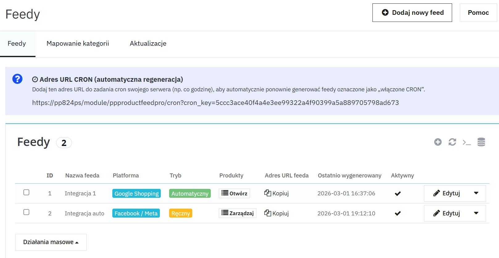 Product Feed – Google Shopping dla PrestaShop (Wersja Pro)