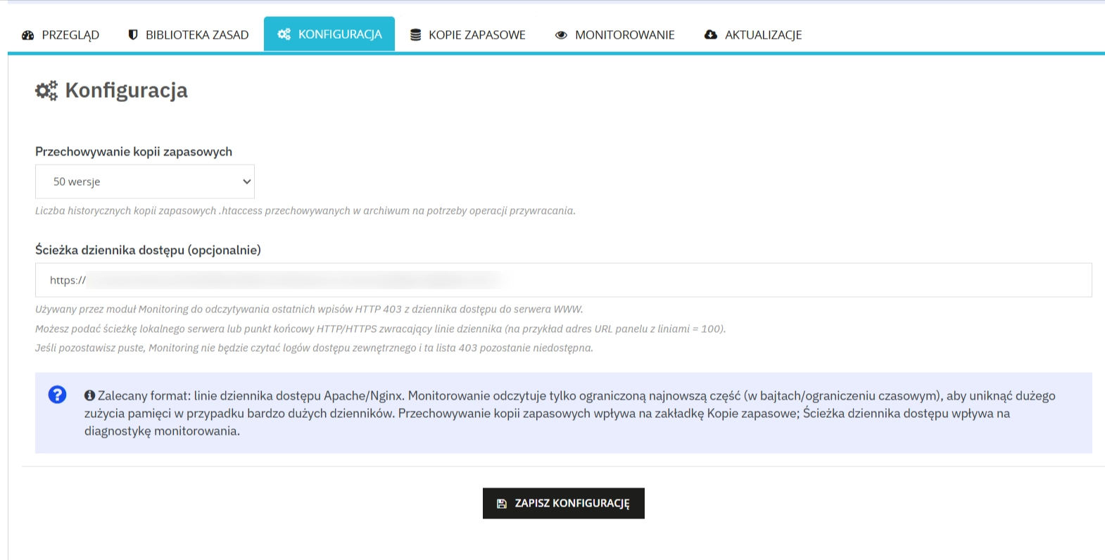 Zaawansowany generator optymalizacji ruchu i wydajności PrestaShop (htaccess)