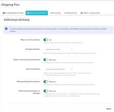 Pasek darmowej dostawy i szacowany koszt wysyłki dla PrestaShop