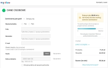 Pasek darmowej dostawy i szacowany koszt wysyłki dla PrestaShop