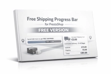 Free Shipping Bar & Delivery Cost Estimator for PrestaShop
