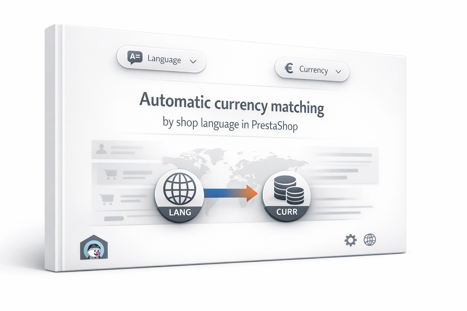 PP Smart Currency for PrestaShop - automatic currency by language