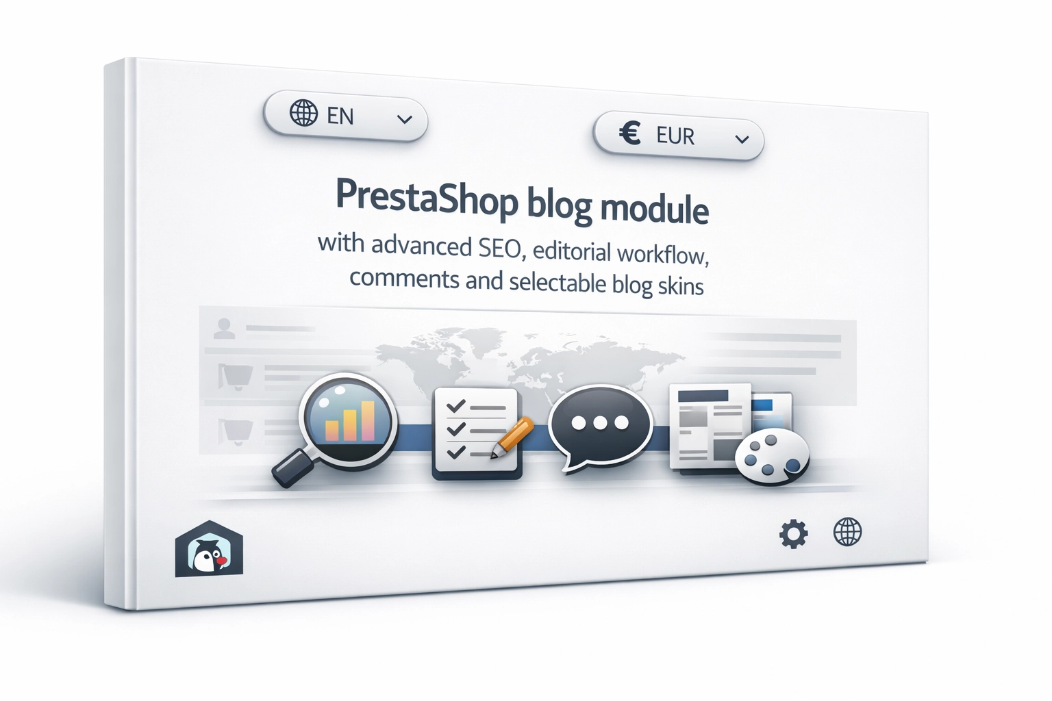 PrestaShop blog module with SEO, workflow and comments