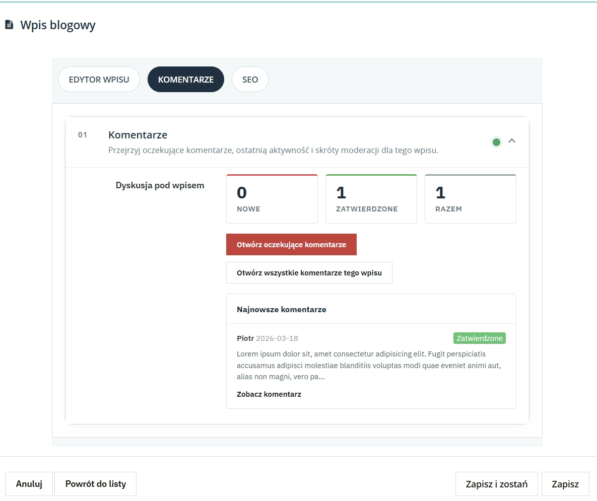 PrestaShop blog module with SEO, workflow and comments