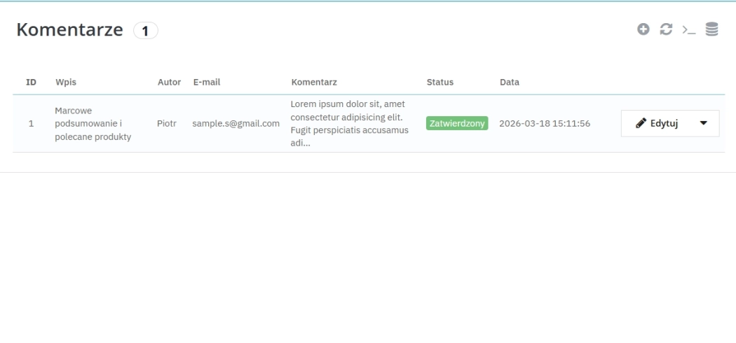 Moduł bloga PrestaShop z SEO, workflow i komentarzami
