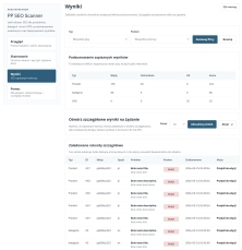 SEO Scanner - audyt SEO produktow, kategorii i CMS