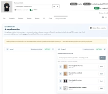 Moduł PrestaShop, Własne grupy produktów na karcie produktu