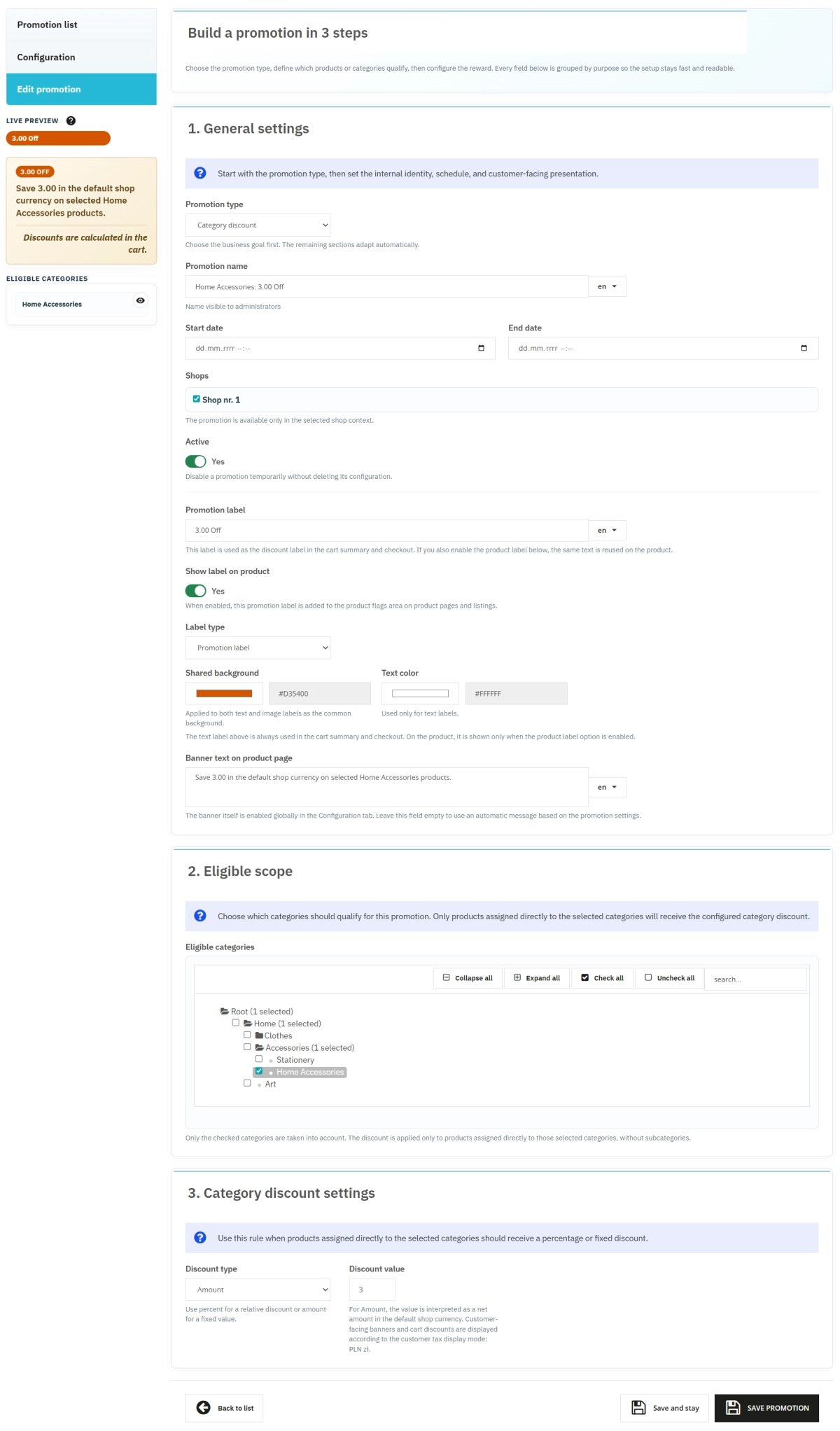 Moduł Promocji PrestaShop: Gratisy, Rabaty Ilościowe i Akcje Kup X, Odbierz Y, Rabaty na Kategorie