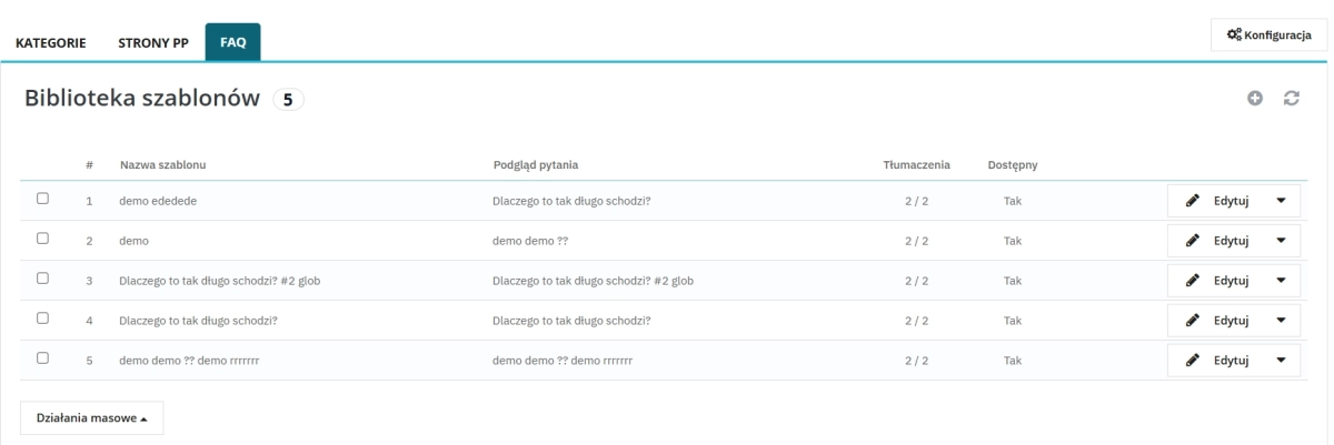 System stron PrestaShop – kategorie, FAQ i JSON-LD