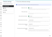 PrestaShop withdrawal module for full and partial returns