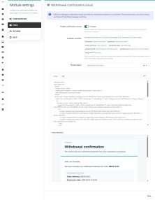 PrestaShop withdrawal module for full and partial returns