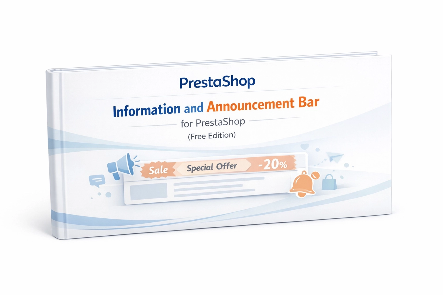 Darmowy Pasek Informacyjny PrestaShop - PP Top Bar (Free)