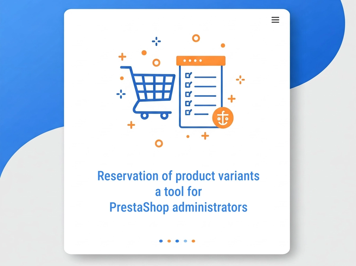 Reservation of product variants - a tool for PrestaShop administrators