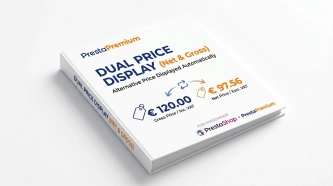Dual Price Display (Net & Gross) — PrestaShop Module