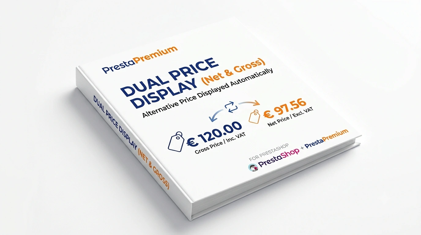 Dual Price Display — Cena Netto i Brutto PrestaShop