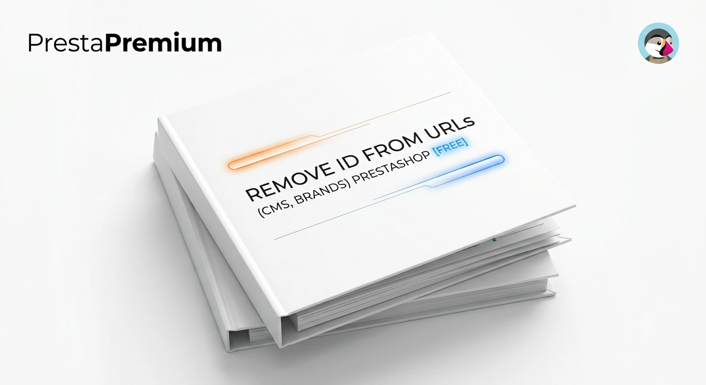Darmowy moduł usuwający ID z URL (CMS, marki) – PrestaShop 8/9