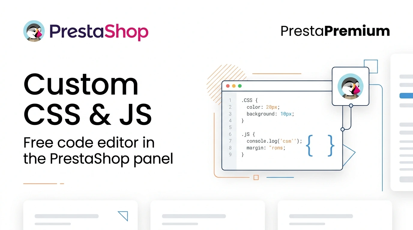 Custom CSS & JS – Free PrestaShop Code Editor