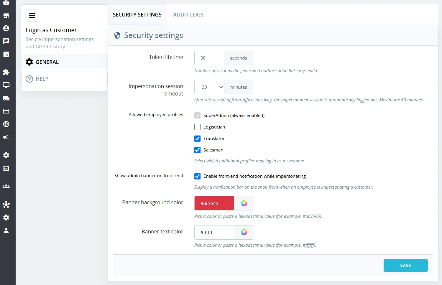 PrestaShop Zaloguj jako Klient - Szybki support i logowanie BO