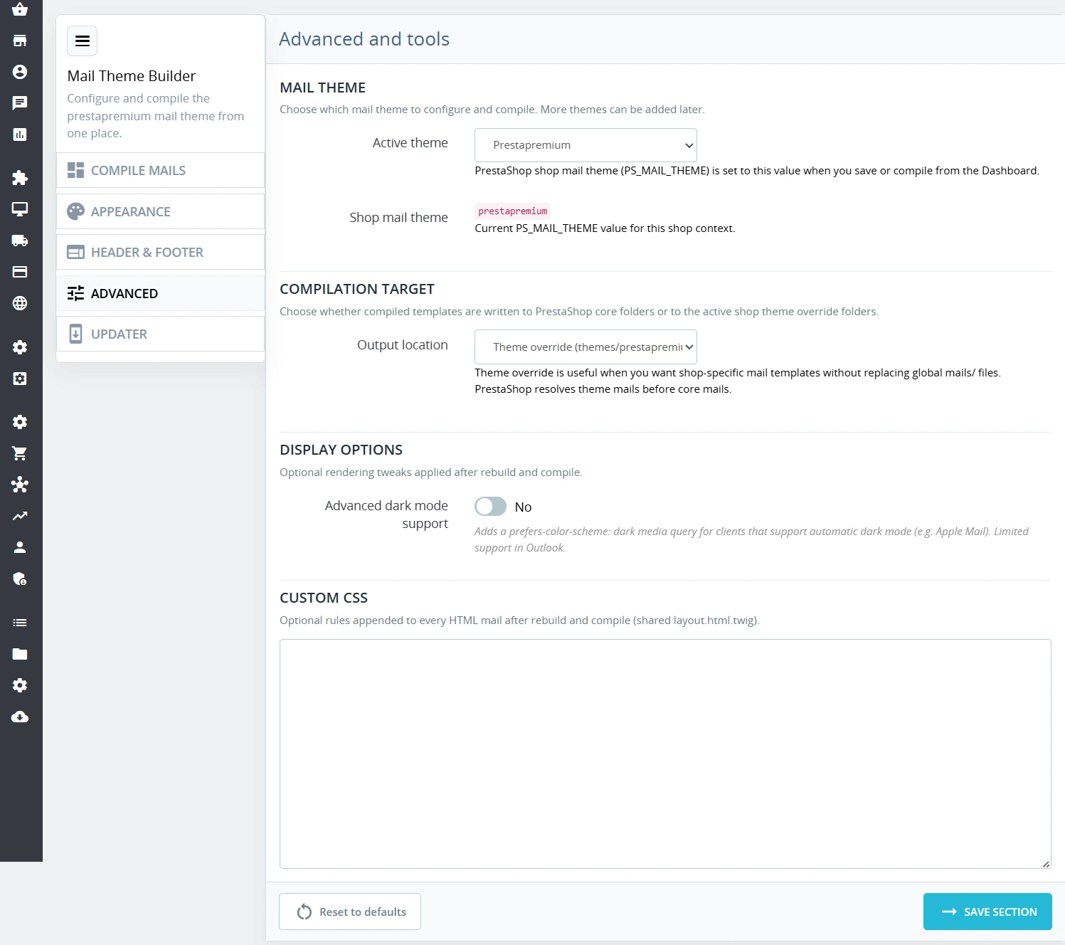 Szablony e-mail PrestaShop + Konfiguracja