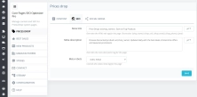HTML Descriptions and SEO for PrestaShop Promo & New Pages