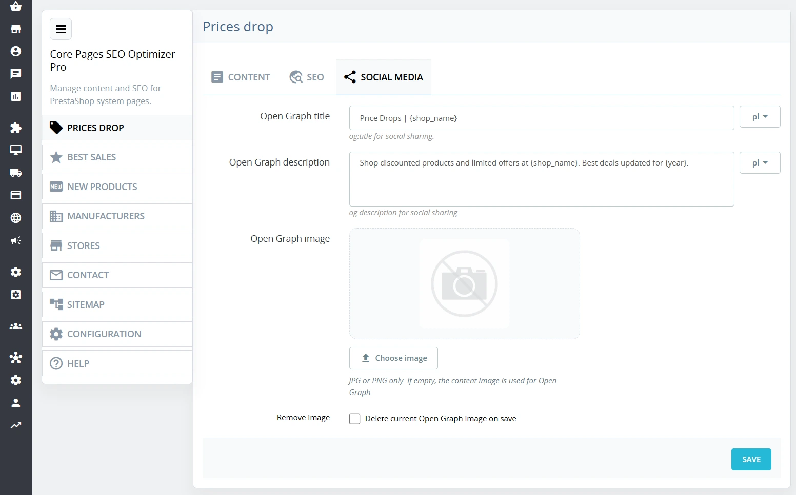 HTML Descriptions and SEO for PrestaShop Promo & New Pages