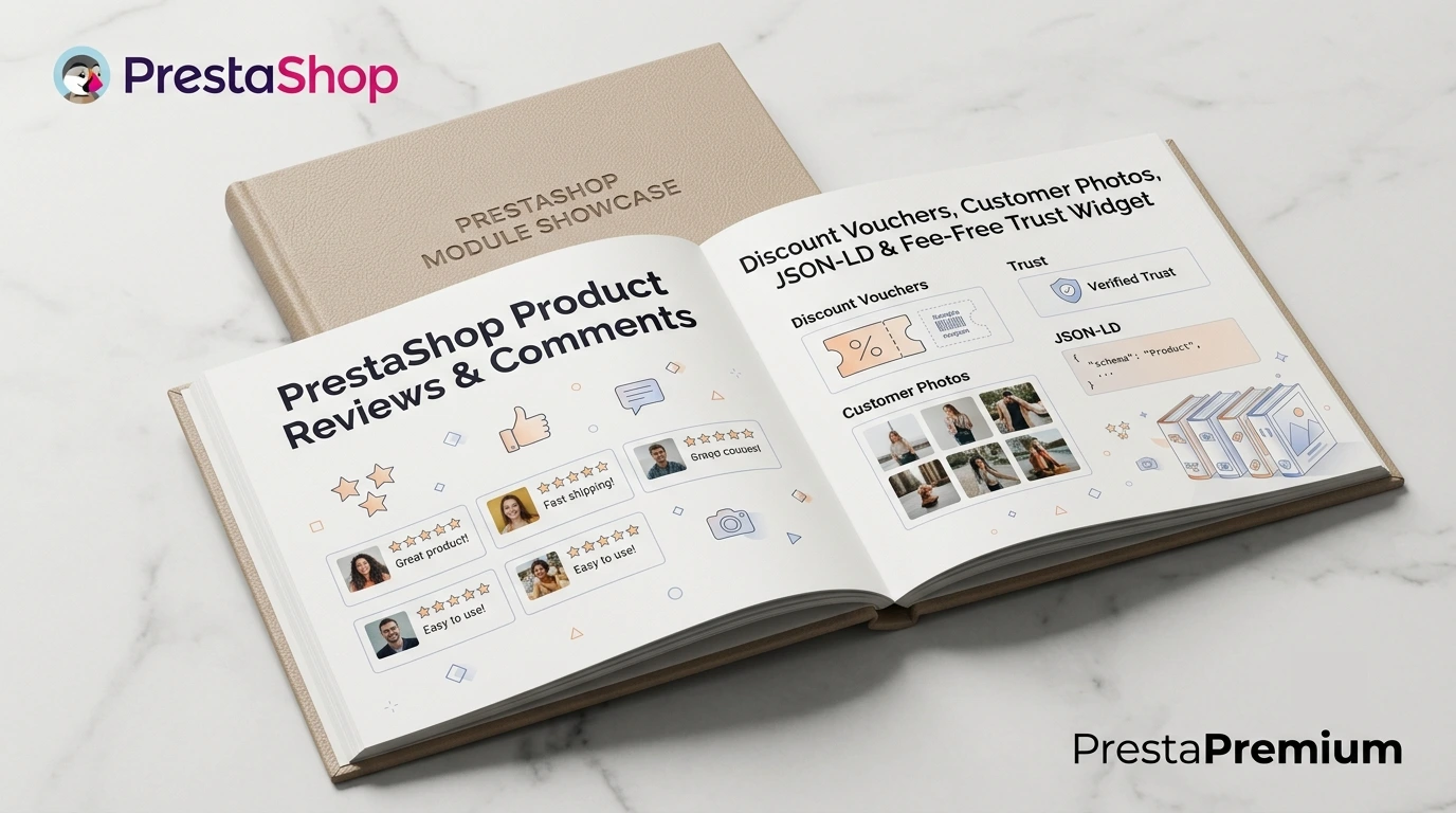 PrestaShop Product Reviews Module – Widget, Photos, Vouchers