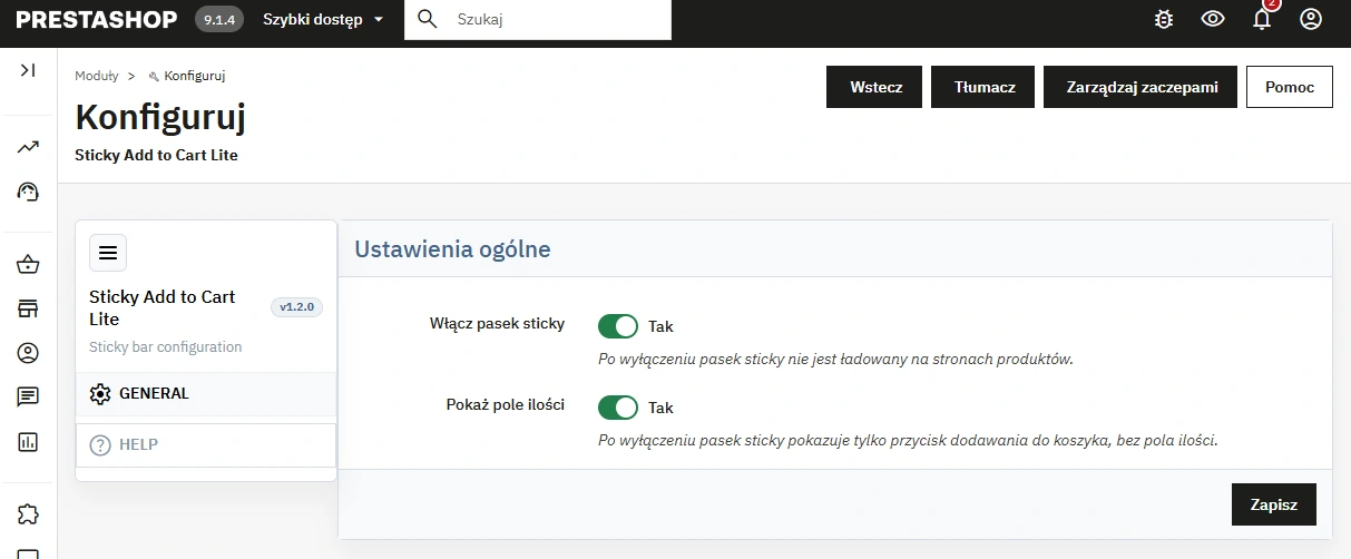 Floating Add to Basket Bar PrestaShop – Sticky Add to Cart Lite