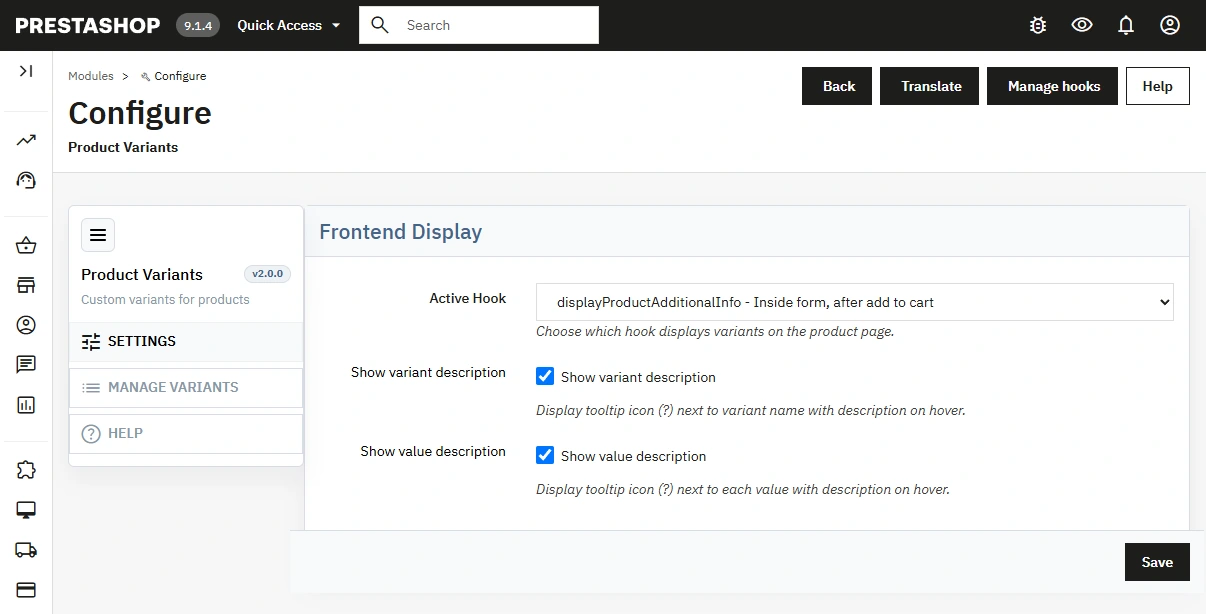 Additional Product Fields & Options for PrestaShop – No Combinations | PrestaPremium