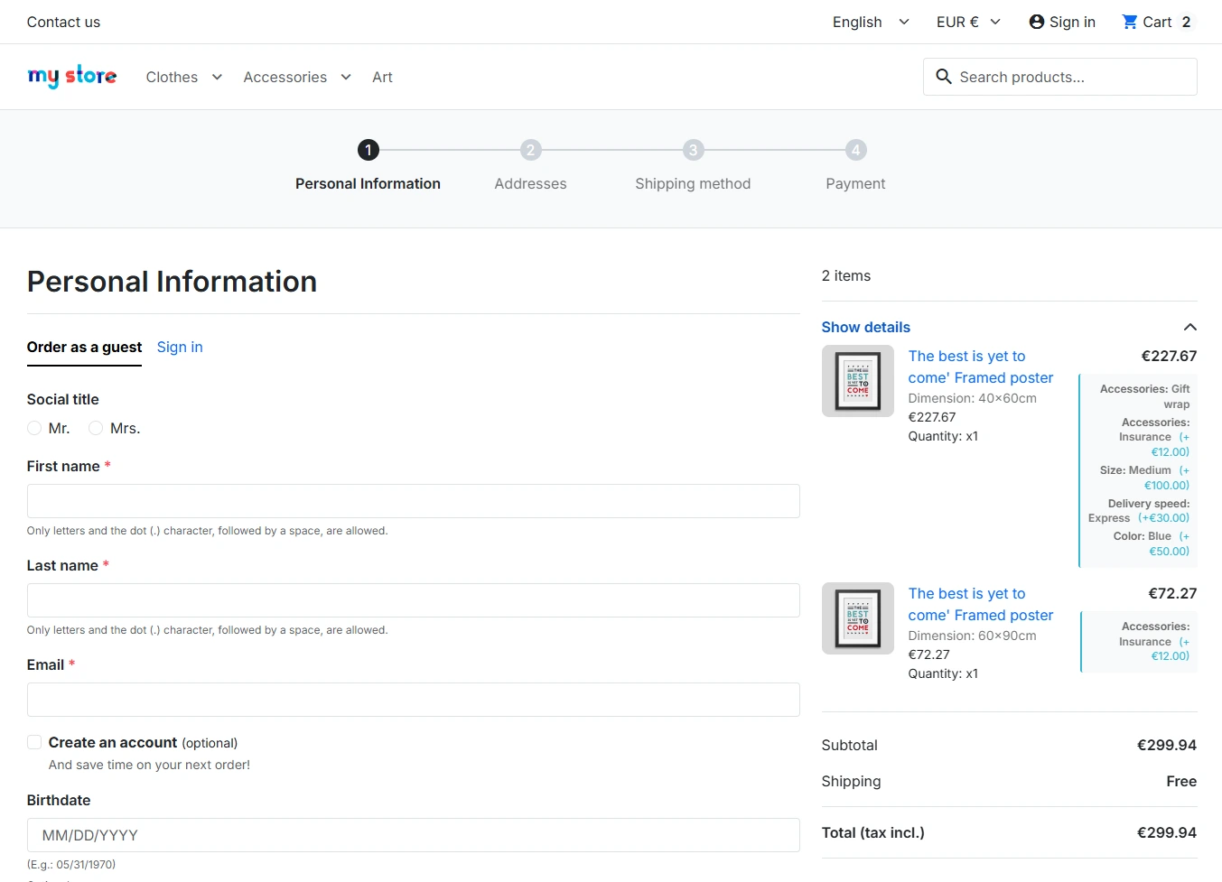 Additional Product Fields & Options for PrestaShop – No Combinations | PrestaPremium