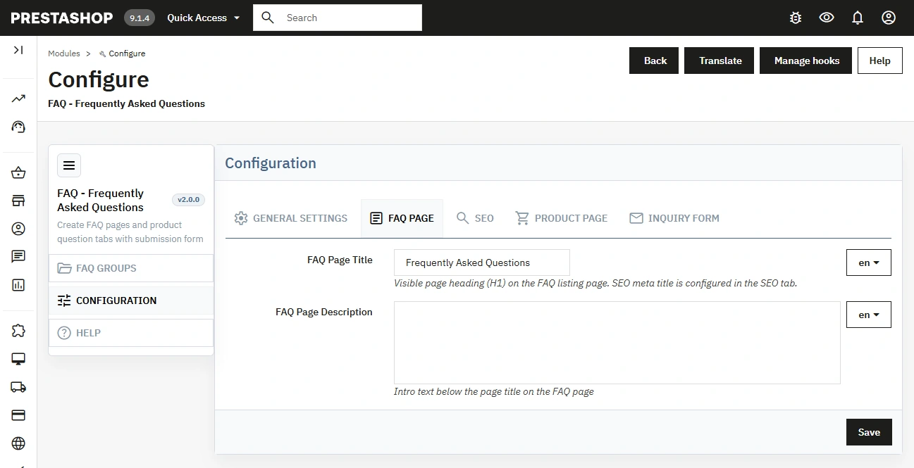 PrestaShop FAQ module that boosts conversion | JSON-LD