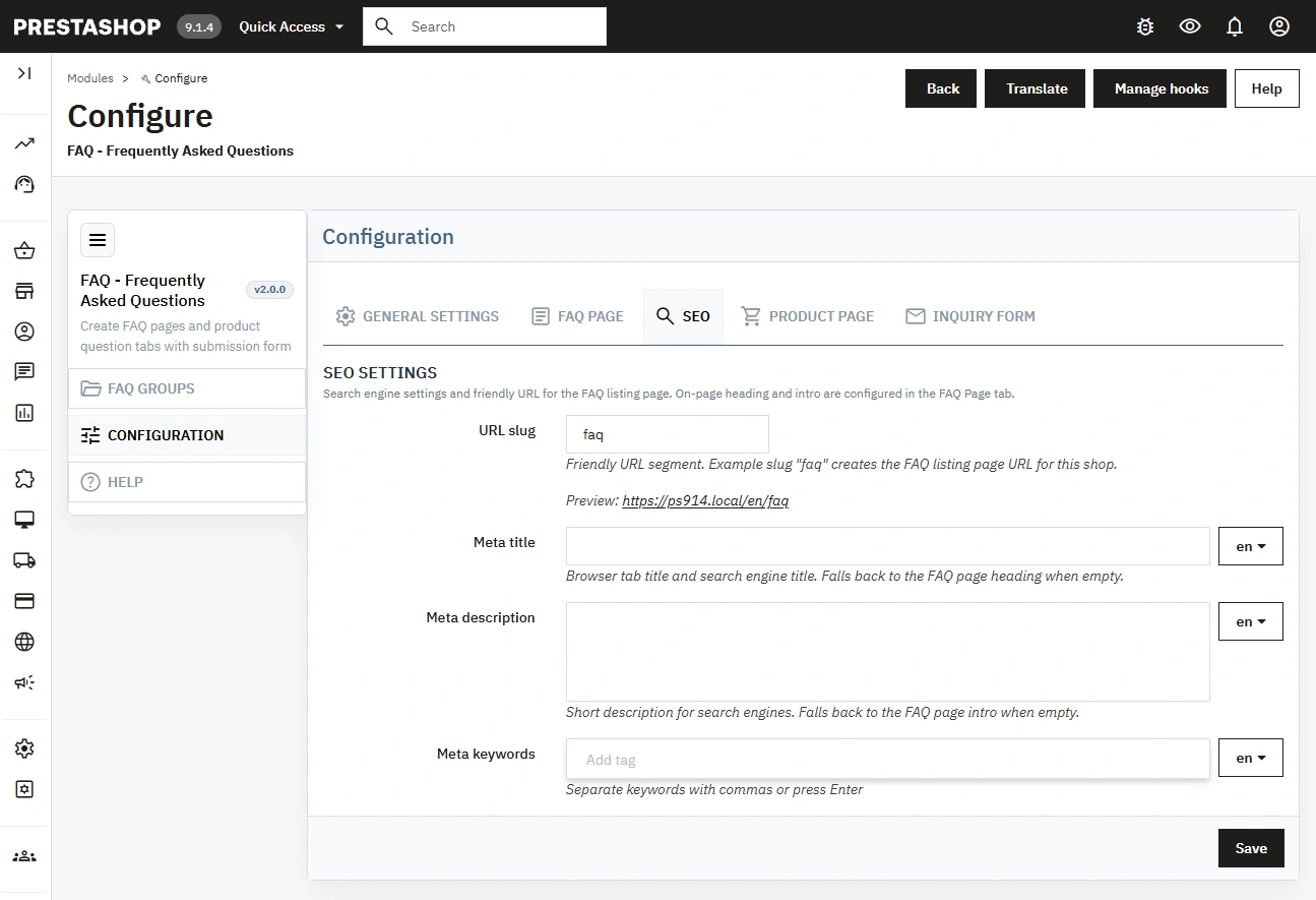 PrestaShop FAQ module that boosts conversion | JSON-LD