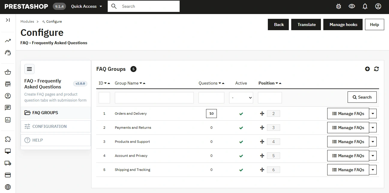 PrestaShop FAQ module that boosts conversion | JSON-LD