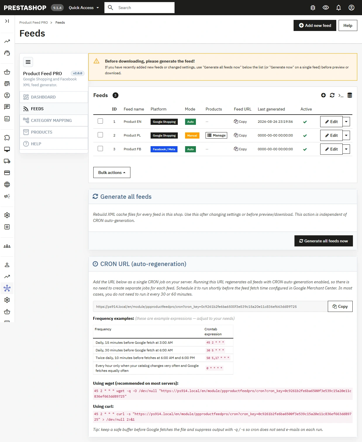 Product Feed – Google Shopping dla PrestaShop (Wersja Pro)