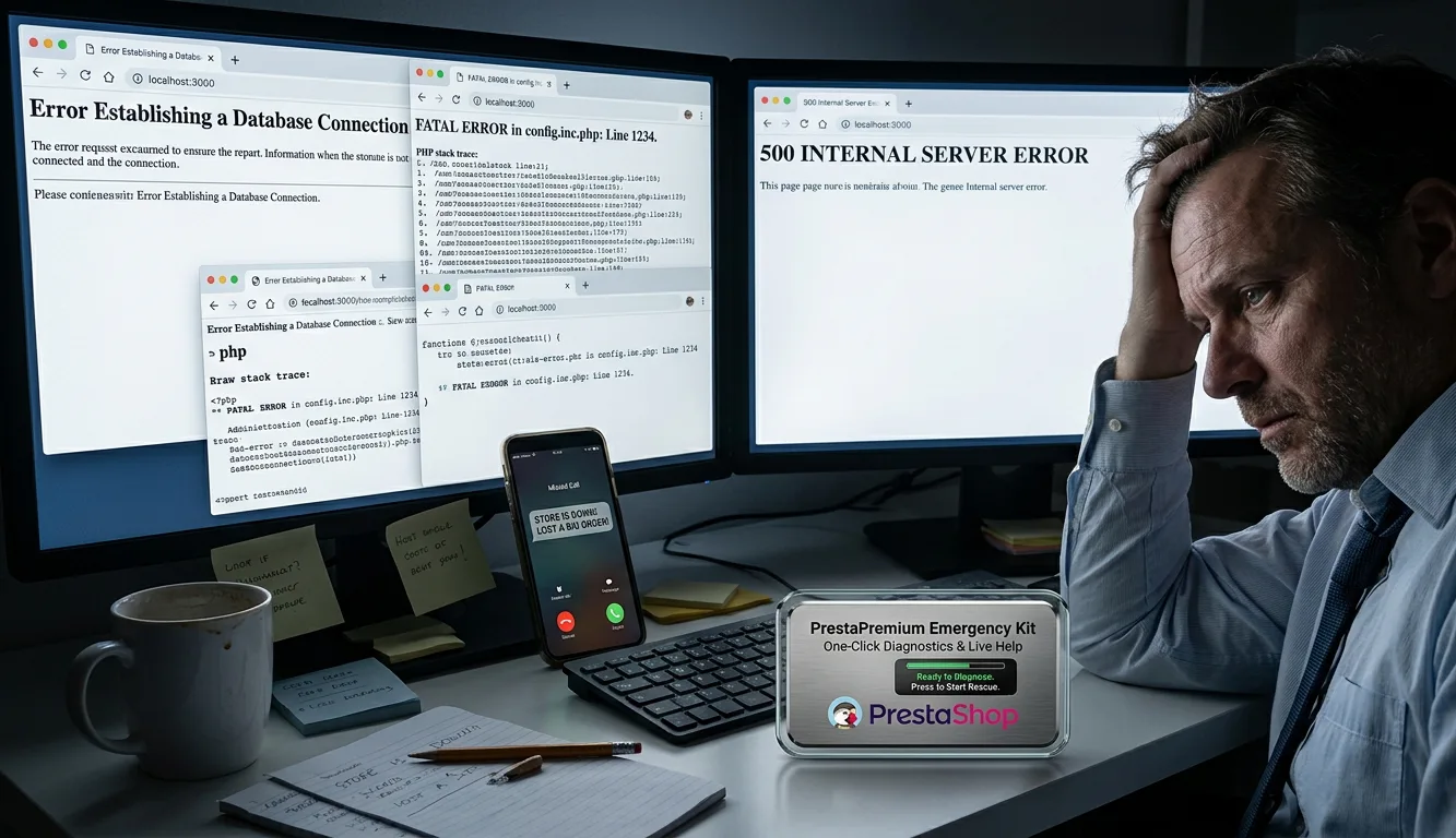 Fast PrestaShop Repair – Diagnostics & Bug Fixing