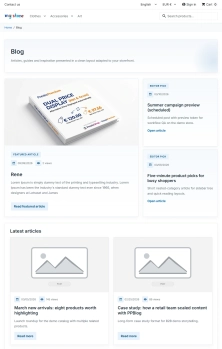 PrestaShop blog module with SEO, FAQ, workflow and comments